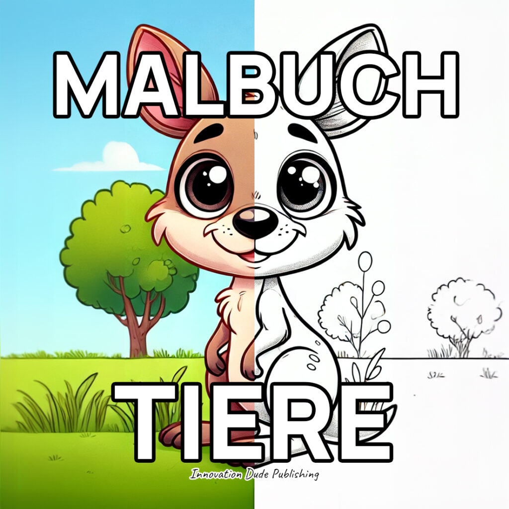 Cover Malbuch Tiere